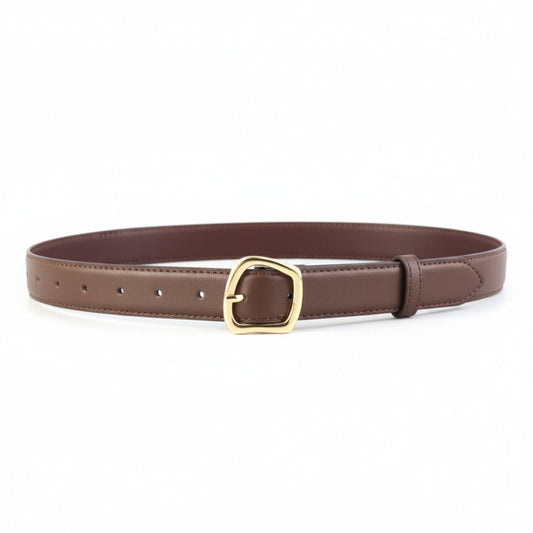 Classic Golden Buckle Belt