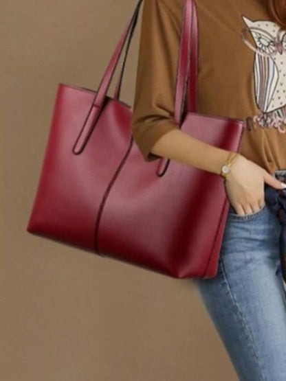 PU Leather Tote Bag