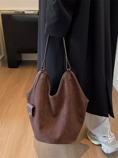 Solid Color Tote Bag