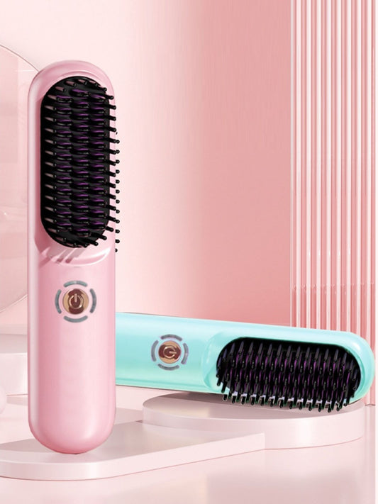 Portable Heated Hair Straightening Comb