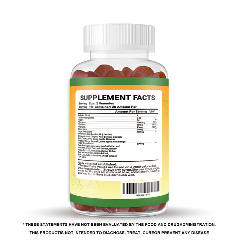 Ketogenic Diet Fruit And Vegetable Gummies