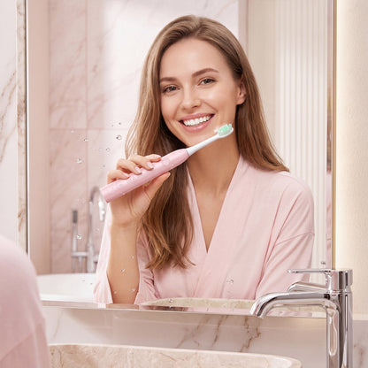 CH-926 Electric Toothbrush Black With 2 Brush Heads
