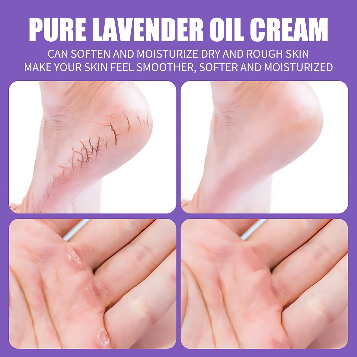 West&Month Lavender Oil Foot Cream, Anti-Freeze, Anti-Crack, Hydrating And Anti-Cracking