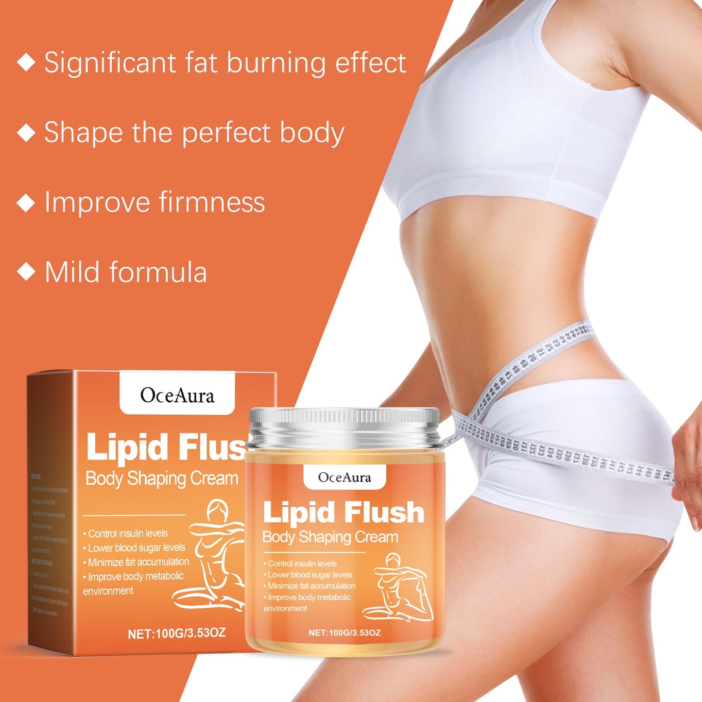OceAura Body Fat Burning Slimming Cream