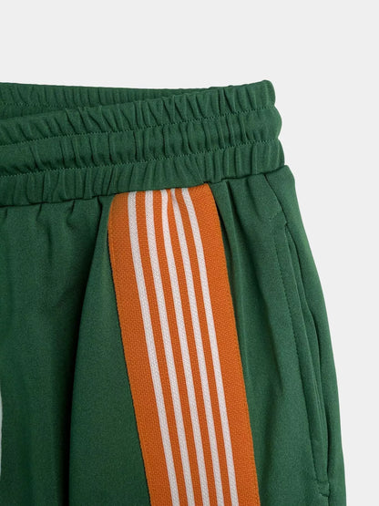Striped Detail Top and Drawstring Pants Set