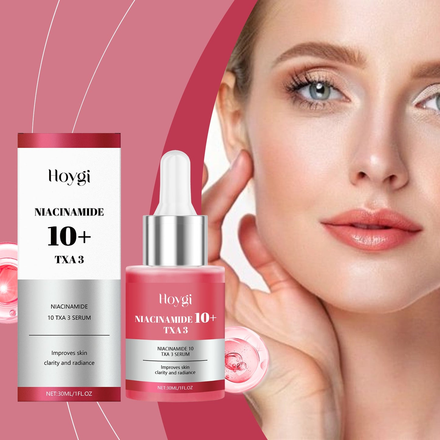 Hyaluronic Acid Brightening SerumPink