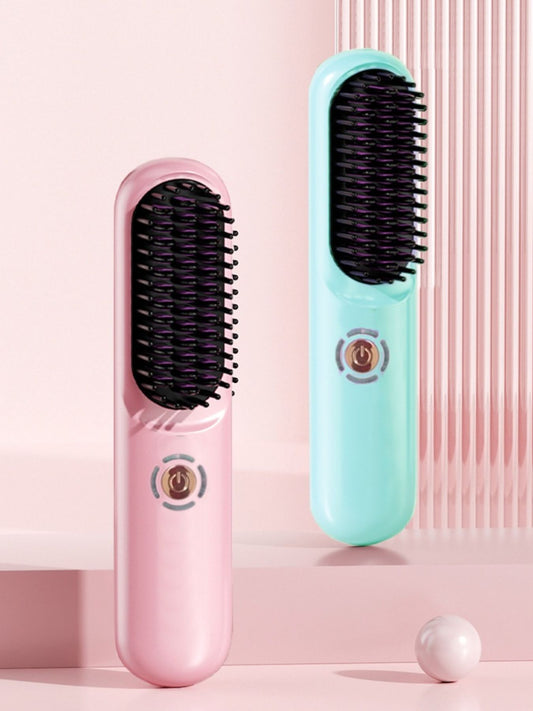 Portable Heated Hair Straightening Comb