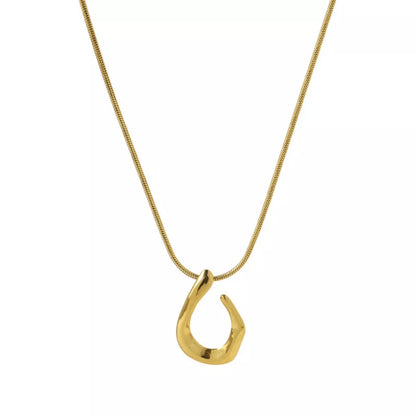 18K Gold-Plated Geometric Necklace