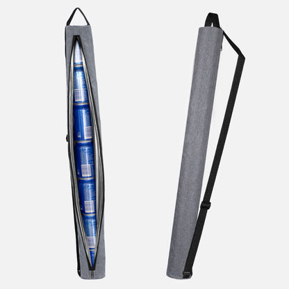 Golf Beer Cooler Bag Cylinder Crossbody Insulated Drink Carrier Long Tube Outdoor Portable Beverage Cooler Bag