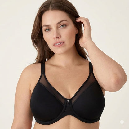Women's Seamless Underwire Bra, One Smooth U Smoothing Underwire Bras For Women, Convertible Straps, Ultra Light