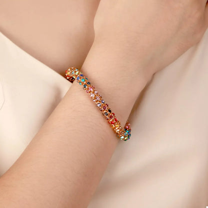 Multi-Colored Crystal Bracelet