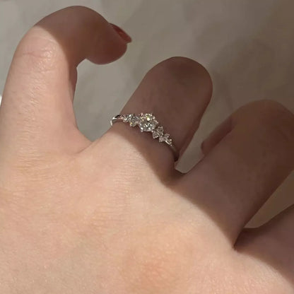 2 Carat Moissanite 925 Sterling Silver Ring