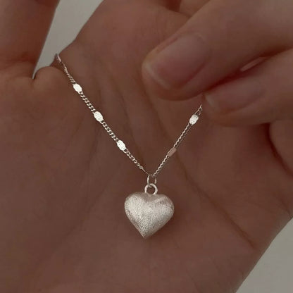 925 Sterling Silver Heart Necklace