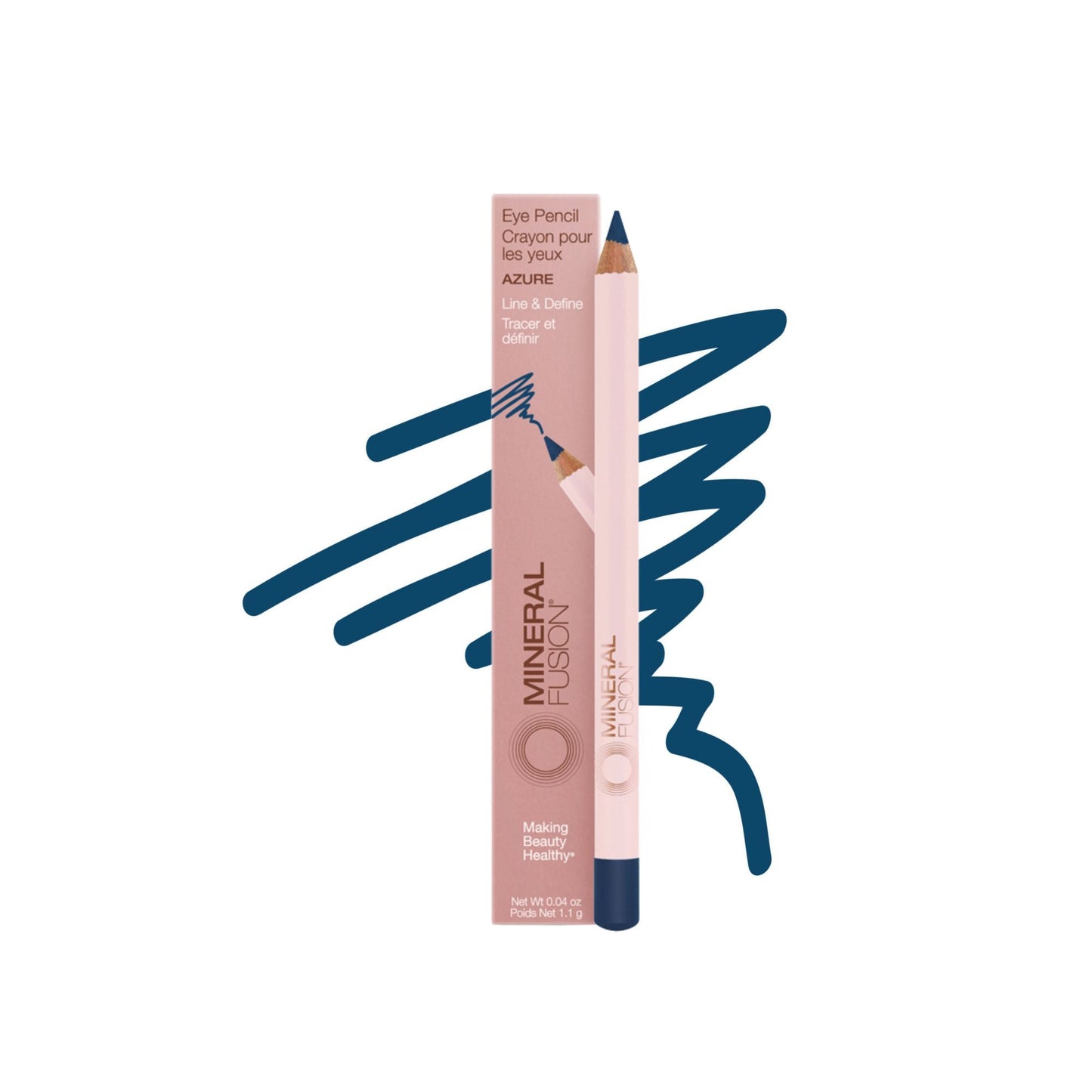 Mineral Fusion Azure Eye Pencil, 0.4 Oz
