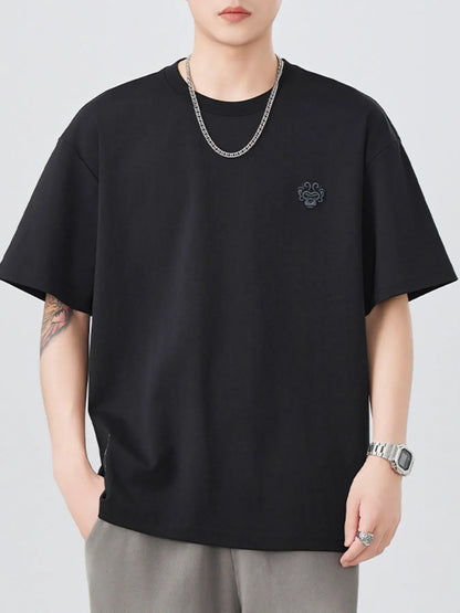 Men's Plus Size Round Neck Short Sleeve T-Shirt