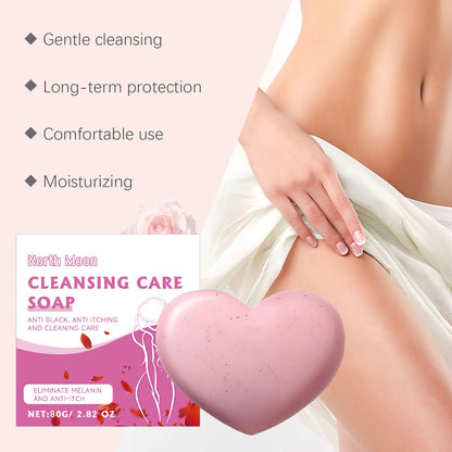 North Moon Cleansing Care Soap For Women's Body Bath Cleansing Pores Moisturizing Moisturizing Soothing Soaps
