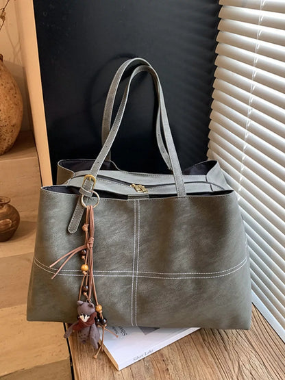 Vintage Style Large Capacity Tote Bag