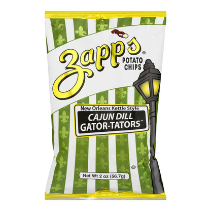 Zapps Potato Chips, Cajun Dill, 2 Oz., Pack of 25
