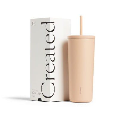 24oz Cold Cup - Desert Tan