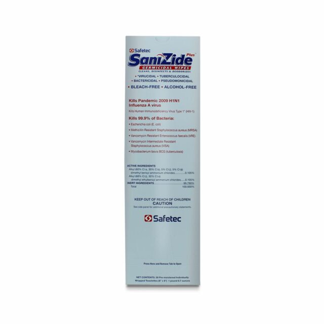 SaniZide Plus® Surface Disinfectant Wipes