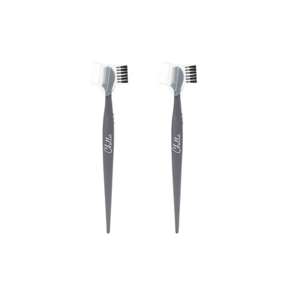 razor with brush and comb cap 2pk