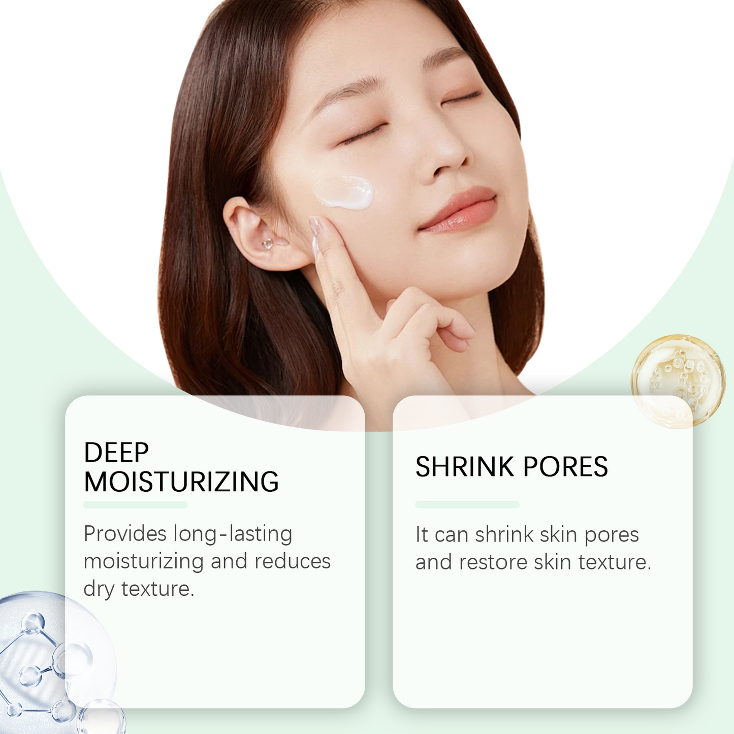 OUHOE Face Firming Cream Gently Moisturizes Facial Skin, Brightening, Firming And Glowing Moisturizing Cream