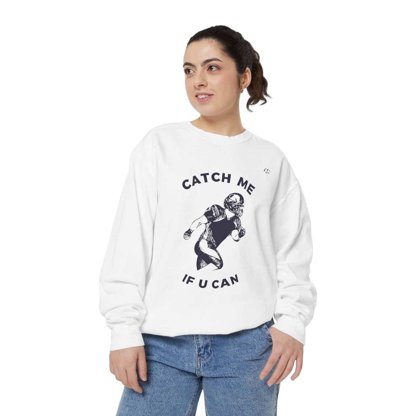 SW-119ML-24 Unisex Garment-Dyed Sweatshirt long sleeve sweat shirt for Football Rugby lovers