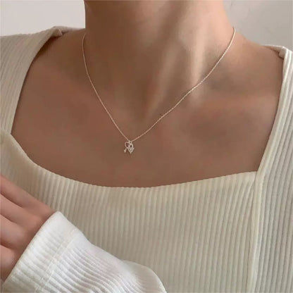 925 Sterling Silver Heart Necklace
