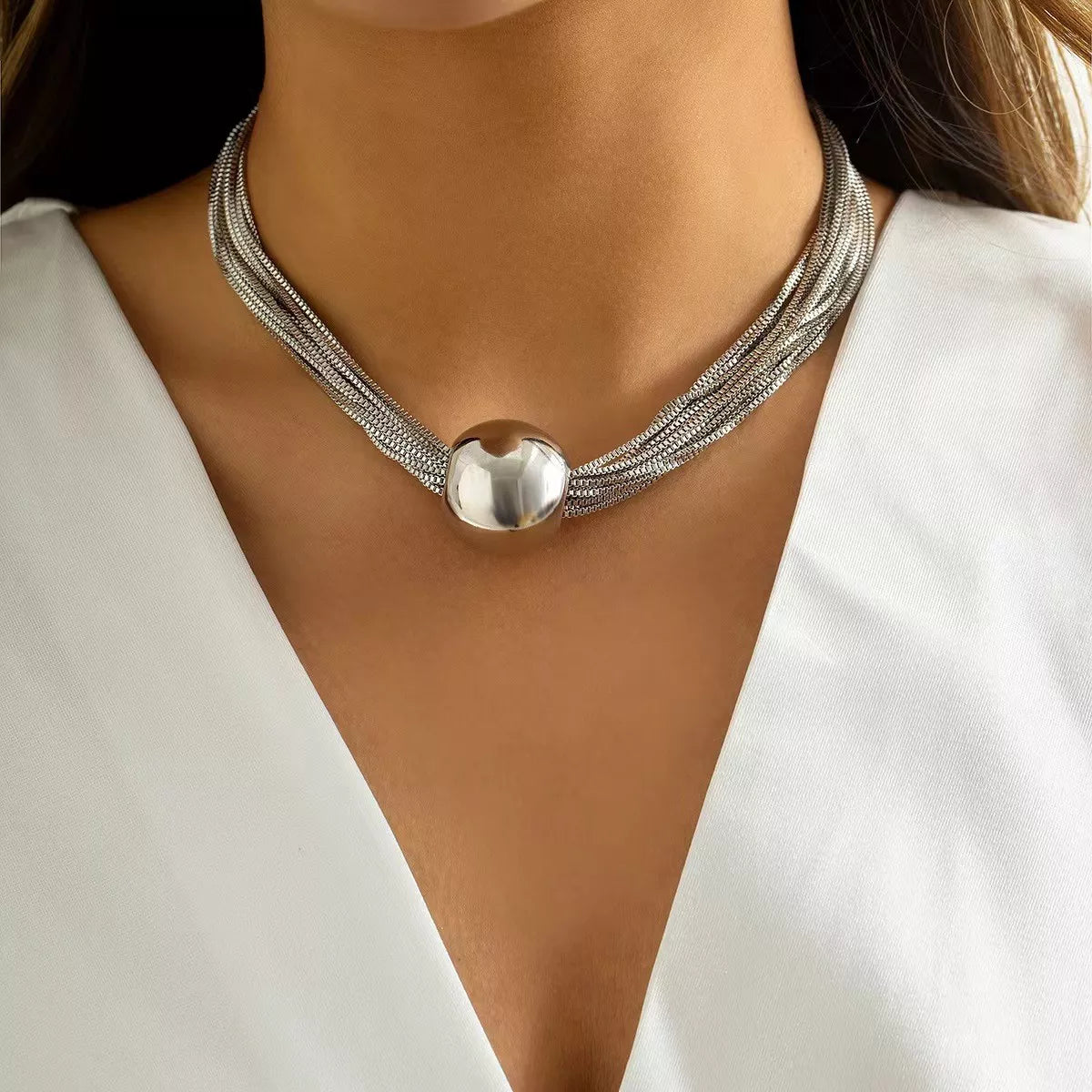 Multi Layered Adjustable Necklace
