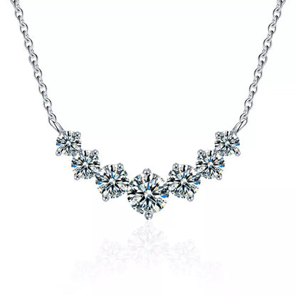 1.7 Carat Moissanite 925 Sterling Silver Necklace