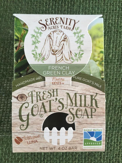 Goat's Milk Soap – French Green Clay