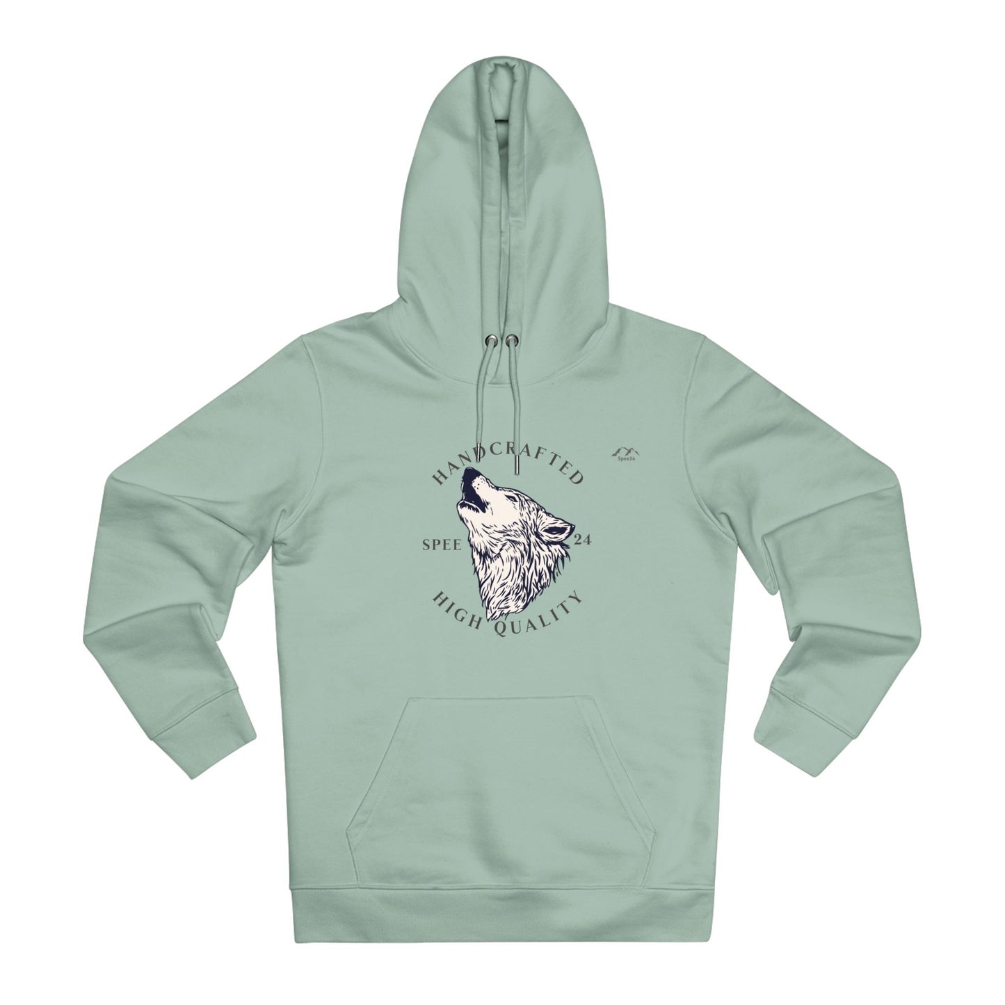 HD-052ML-24 Howling Wolf Hoodie Wolf Art Wilderness Howl Design