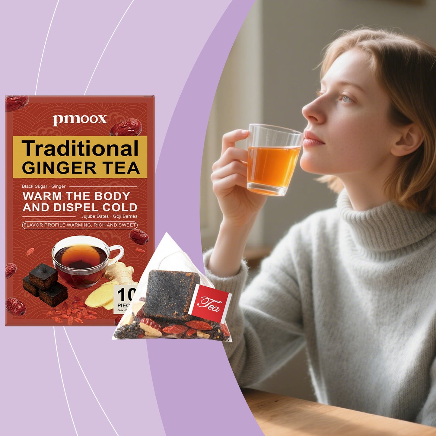 Traditional Ginger Jujube And Brown Sugar Tea