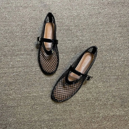 Round Toe Flats Slip-Ons