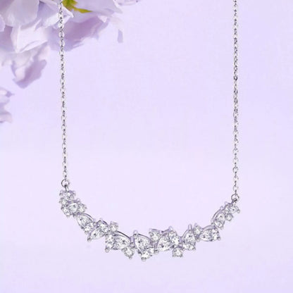 925 Sterling Silver Zircon Necklace