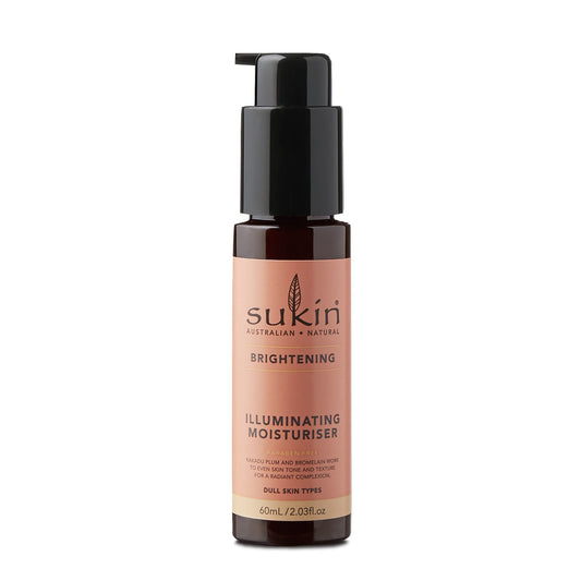 Sukin Brightening Illuminating Moisturiser with Kakadu Plum & Vitamin E - 2.03 Ounce (125 ml)