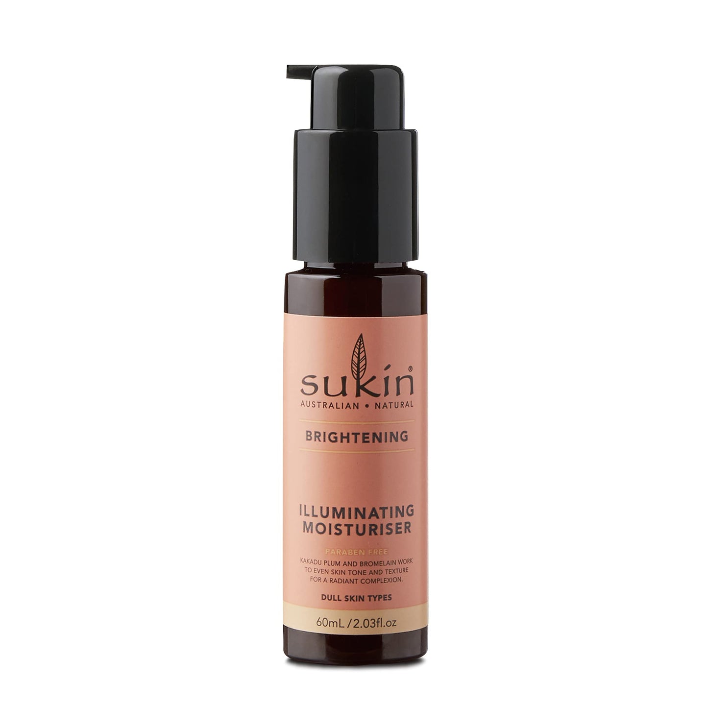 Sukin Brightening Illuminating Moisturiser with Kakadu Plum & Vitamin E - 2.03 Ounce (125 ml)