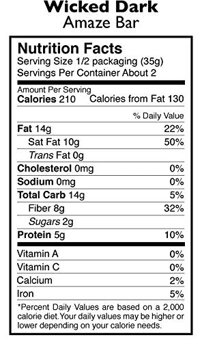Taza Chocolate Wicked Dark Ginger 95% Cocoa Bar - Case of 10 - 2.5 Oz