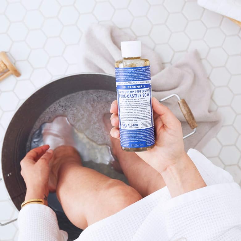 DR. BRONNER'S 18-in-1 Hemp Peppermint Pure-Castile Soap
