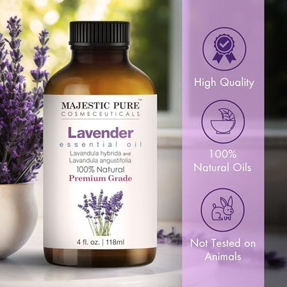 MAJESTIC PURE Lavender Essential Oil