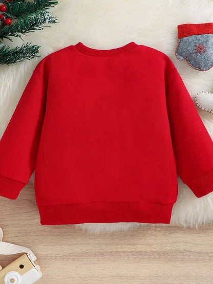 Children's Christmas Santa 's My Homie Graphic Sweatshirt