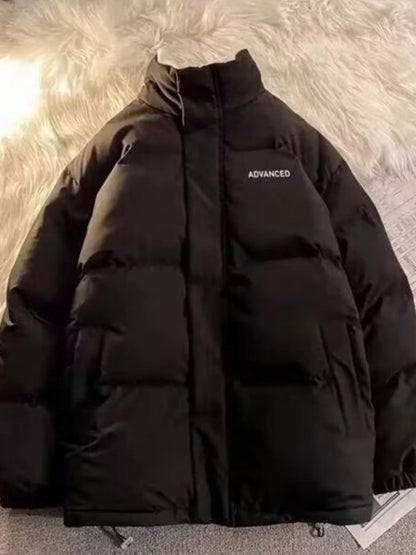 Men's Plus Size Zip Up Padded Winter Coat