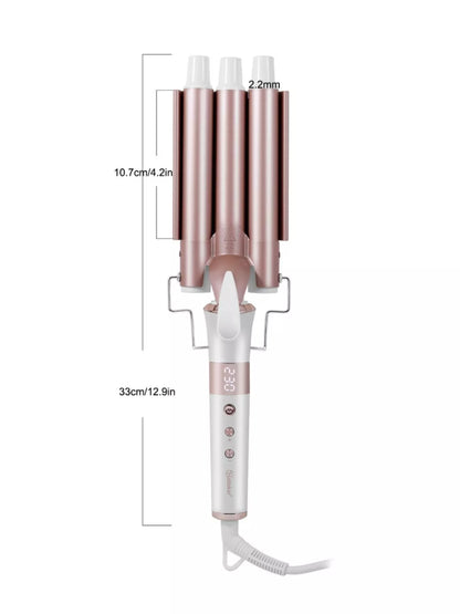 3-Barrel Hair Curling Iron