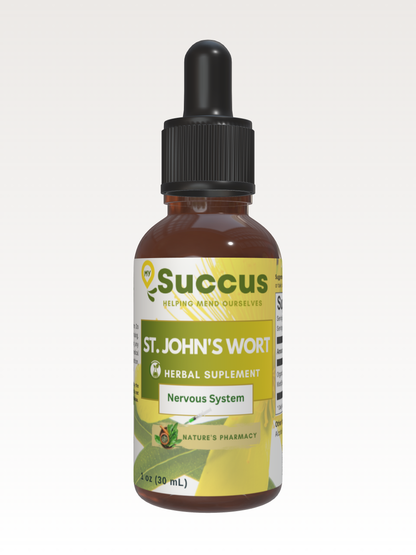 St. John's Wort Tincture | Nervous System (High Potency) | Alcohol-Free | 1 fl oz