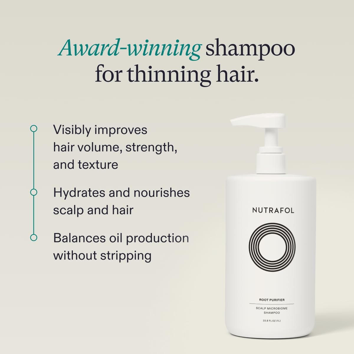 NUTRAFOL Root Purifier Scalp Microbiome Shampoo