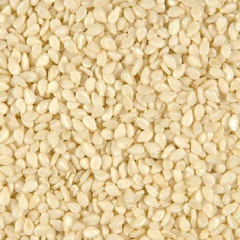 Hulled Organic White Sesame Seeds - 5 Lb Bags (Pack of 5)