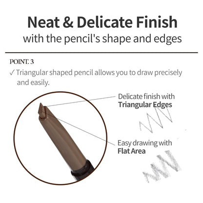 Soft Textured Drawing Eye Brow Pencil
