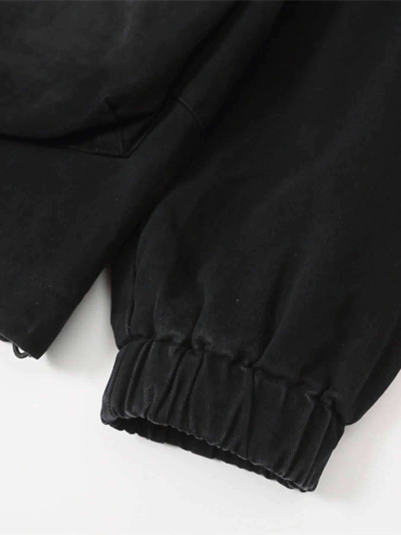 Men's Plus Size Drawstring Long Sleeve Jacket