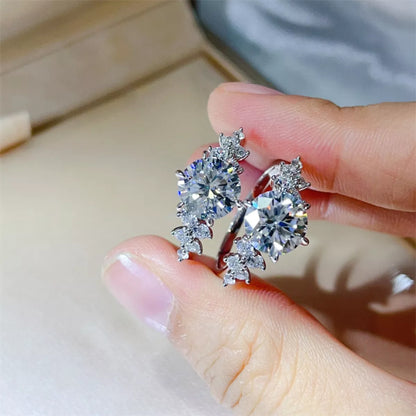 3 Carat Moissanite 925 Sterling Silver Ring