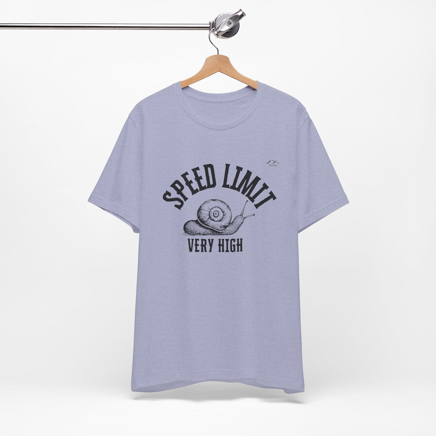 TS-091ML-24 Unisex Cute Snail T Shirt Slow And Steady Art